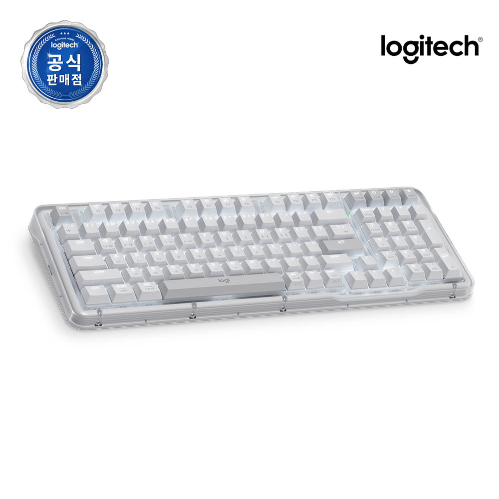 로지텍 ALTO KEYS K98M 블루투스 무선 가스켓 기계식 키보드 오프화이트, 마블축 : GL SHOP