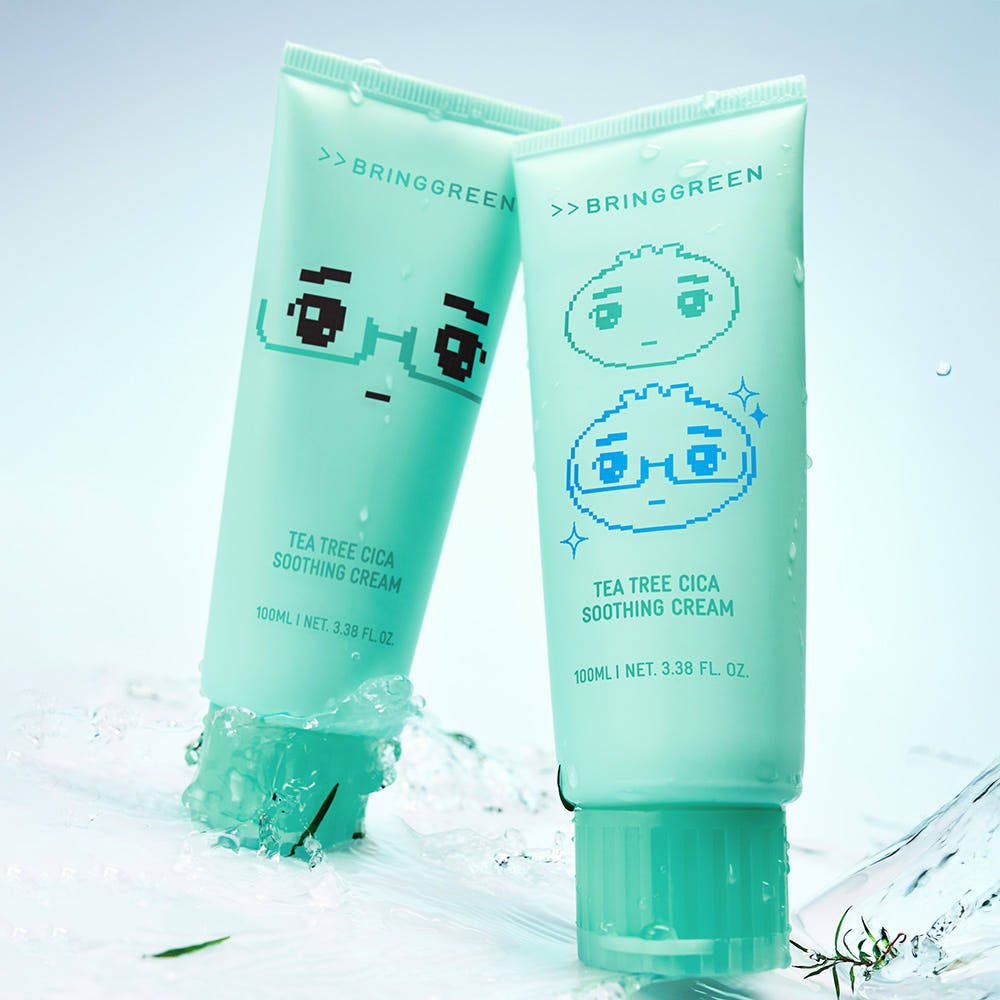 브링그린 티트리 시카 수딩 크림 플러스 100ml+100ml : 브링그린