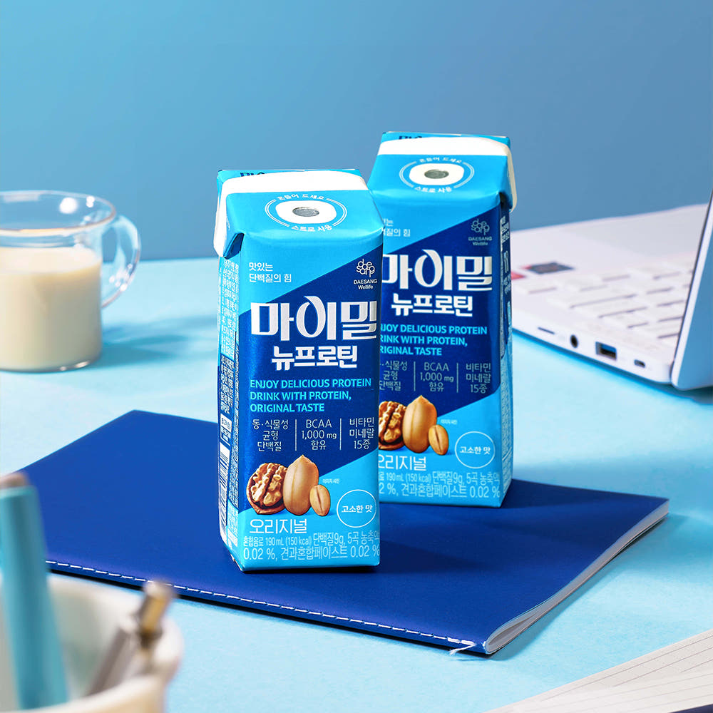 마이밀 뉴프로틴 오리지널 단백질음료 190ml, 60개 : 대상웰라이프 본사쇼핑몰