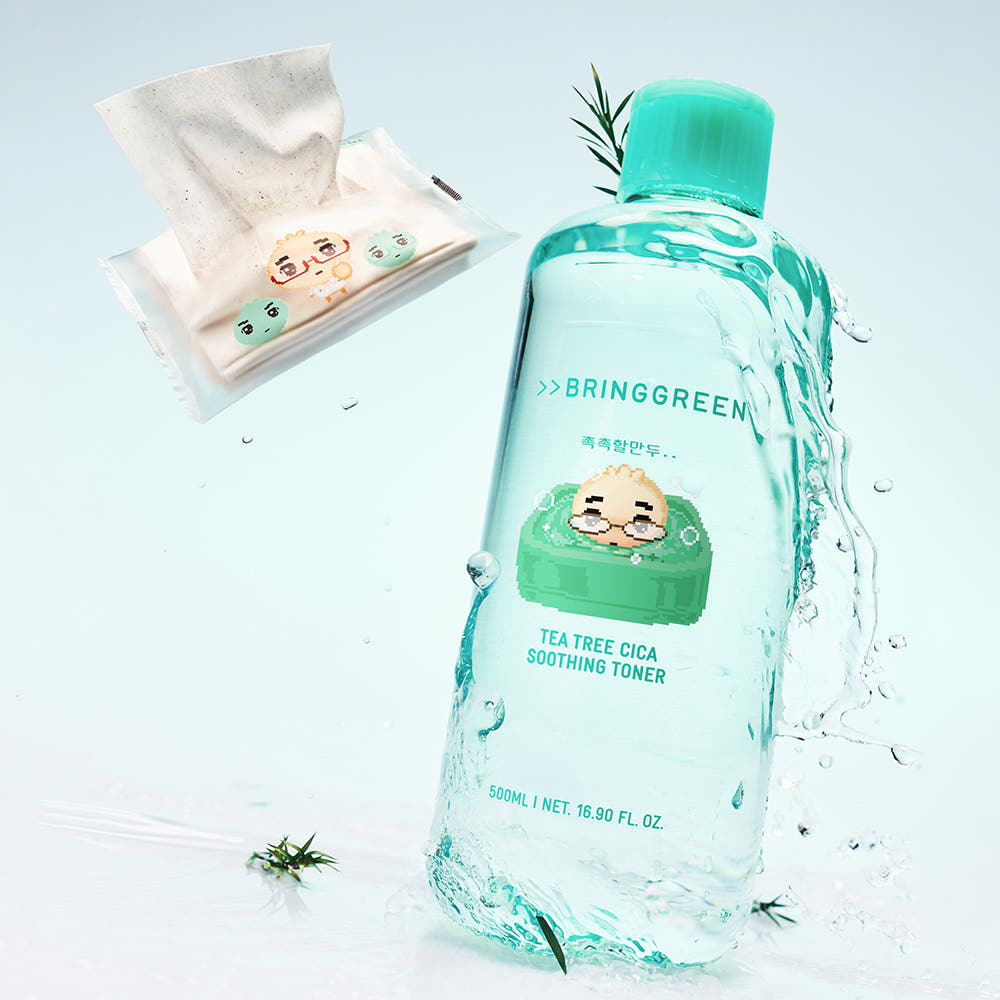 브링그린 티트리 시카 수딩 토너 대용량 증정기획 500ml : 브링그린