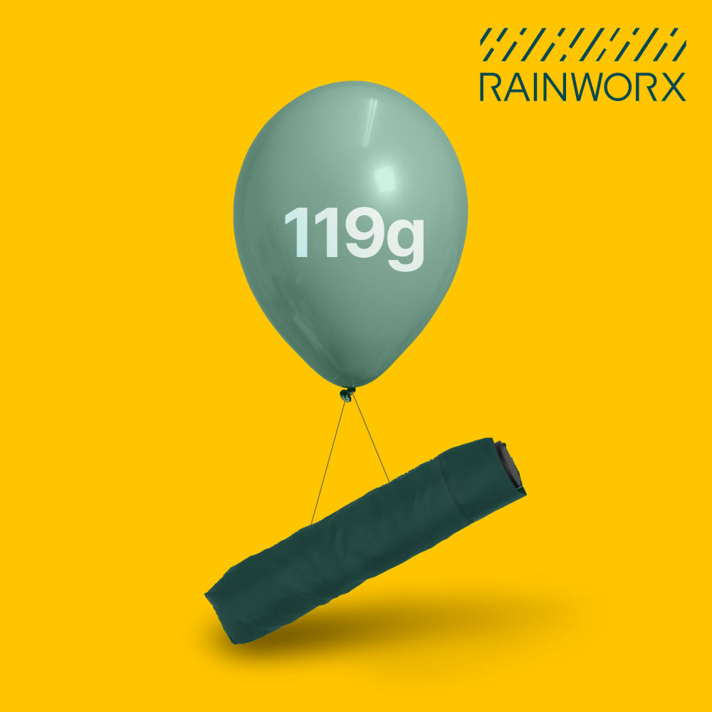 레인웍스 초경량 카본 3단 우산, 방풍, UV차단 UPF50, 프리미엄 방수원단 : rainworx