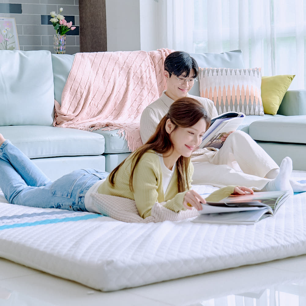 센스맘 원조 바닥 매트리스 뉴 시그니처9 12cm 손님용 바닥용 침대용 : 센스맘 공식 브랜드스토어