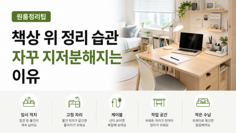원룸정리 팁
